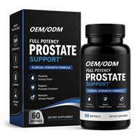 Complément alimentaire pour la prostate OEM ODM, étiquette privée personnalisée, gélules molles pour la prostate Giioroy, complément à base de plantes pour la prostate