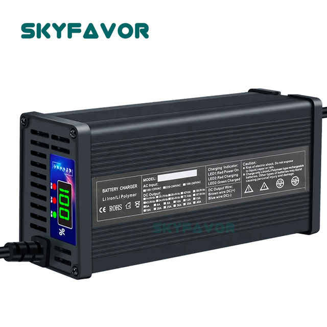 AC 230V 36V Lithium Ion Battery Charger 36 Volt 10A Charger Output 42v Li-ion Battery Charger for Lithium Power Battery Pack