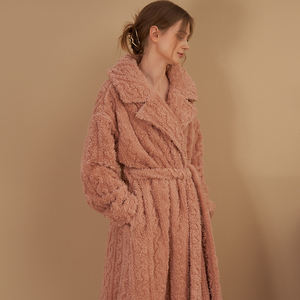 Abito <span class=keywords><strong>da</strong></span> <span class=keywords><strong>notte</strong></span> in morbido corallo di flanella Suoer caldo lungo pigiama <span class=keywords><strong>vestaglia</strong></span> - Product Image 2