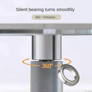 Base Giratoria para Tartas de Aleación de Aluminio con Base Antideslizante de Silicona para Hornear y Decorar - Product Image 3