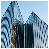 Mur-rideau en verre double vitrage fabriqué en Chine, cadre en aluminium, façade de bâtiment