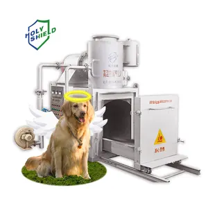 Incinerador pequeno para animais de estimação, equipamento para gerenciamento de resíduos para centros de reprodução de animais e incinerador de galinha