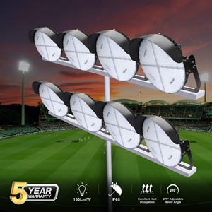Heshi 1200W Led Stadium High Mast 190000 Lumen <span class=keywords><strong>Blanco</strong></span> brillante Luz al aire libre Lámpara de estadio de inundación para cancha deportiva - Product Image 5