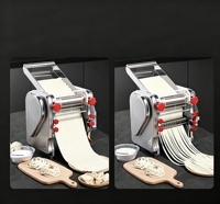 Machine à presser la pâte électrique pour la fabrication de nouilles, moteur en cuivre, rouleau à pâtes tout en acier inoxydable pour usage commercial et domestique