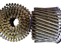 Clous pour palettes en fer, tête plate, spirale/lisse/à anneau, qualité industrielle, modèle 1-3 pouces