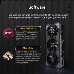 Tarjeta Gráfica TUF Gaming GeForce RTX 5080 16GB GDDR7 512 Bit con Ventilador PCIe 5.0 para DisplayPort al por Mayor - Product Image 5