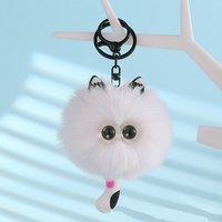En gros, Mini porte-clés mignon en peluche, pendentif de sac en forme de figurine d'animal en peluche, breloque de sac en peluche tendance pour filles