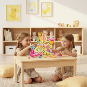 ELI TOYS – Vente directe usine – Ensemble de 69 blocs magnétiques dinosaures – Jouets éducatifs pour enfants – Éveil précoce – Circuit de billes magnétique 3D - Product Image 1