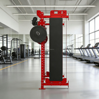 Nouvelle version de rack à squats mural en acier inoxydable avec pile de poids de 70 kg, cage de musculation pliable pour la salle de sport, la remise en forme et la musculation