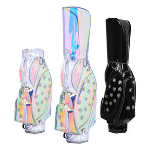 Bolsa de Golf de Diseño Nuevo, Bolsa de Transporte para Palos de Golf de TPU Colorida, Bolsa de Viaje Impermeable con Ruedas para Mujer - Product Image 1