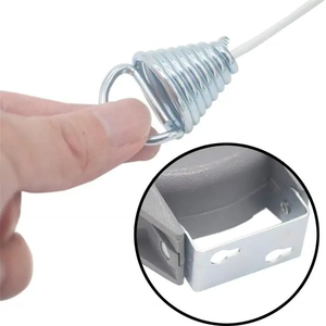 Cuerda de ropa para balcón, cubierta de PP, montaje en pared, línea de ropa retráctil, línea de lavandería de PVC ajustable - Product Image 4