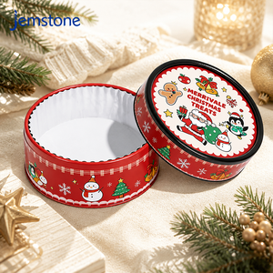 Custom Biodegradable Christmas Cookie Cake Tube for Food Packaging High Quality Round Cardboard Cylinder <b>Container</b> Bulk Supply - Product Image 3