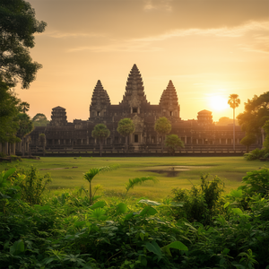 Camiseta de manga larga con gráfico de la bandera de Camboya, color negro, unisex, talla para adultos - Product Image 3