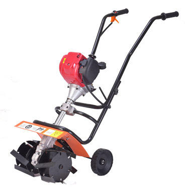 2-х тактный сельское хозяйство на бензине культиватор мотыга 1.9kw 52cc палуба газонокосилка/ручная газонокосилка бензокоса машина цена