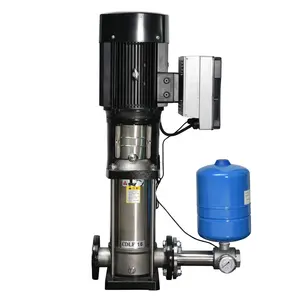 Stainless Steel Booster Pump System Centrifugal Pump Unit For Clean Water Application Powered By Electric Motor
