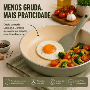Ollas y Sartenes de Alta Calidad con Asas Desmontables, Cerámica Negra Antiadherente, Juego de Utensilios de Cocina de Aluminio Forjado - Product Image 5