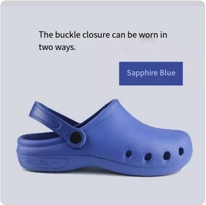 Sandali da Ospedale Antiscivolo per Uomo e Donna, Pantofole Mediche, Zoccoli da <span class=keywords><strong>Lavoro</strong></span> Invernali in EVA per Cucina, Chef, Sala Operatoria - Product Image 3