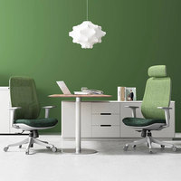Chaise de bureau pivotante ergonomique en maille avec siège réglable en hauteur, design moderne et minimaliste pour le bureau, la maison, le dortoir ou l'étude