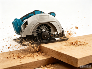 <span class=keywords><strong>Scie</strong></span> circulaire électrique de qualité industrielle, moteur sans balais alimenté par batterie 18-24V, machine à couper le bois, réglable - Product Image 4