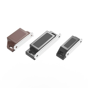 Magnetic Door Catch 804A Black Plastic Steel Cabinet Door Holder Minimalist Design Strong Magnetic Force - Product Image 5
