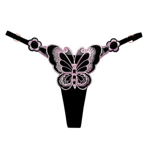 Hot <b>Perspective</b> Embroidery Sexy Hot Thong Sexy Ladies String Panties - Product Image 5