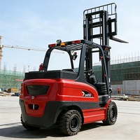 Chariot élévateur à fourche CPD50 pour entrepôt, chariot élévateur à contrepoids électrique de 5 tonnes, manutention pour la construction et la logistique
