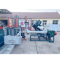 Granulateur de recyclage de plastique PP PE à anneau d'eau, machine de pelletisation 200-500 kg/h