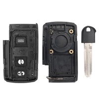 Coque de clé de voiture MS à 2 boutons pour Toyota Prius 2004-2009, remplacement de la coque de clé intelligente, télécommande de véhicule, coque de clé vierge