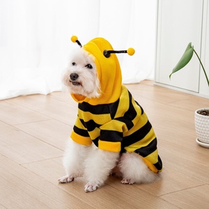 Sudadera Adale con Diseño de Abeja de Dibujos Animados, Anticaída del Pelo, para Gatos y Perros Pequeños, Protección Contra el Viento en Invierno, Ropa para Mascotas para Todas las Estaciones - Product Image 4