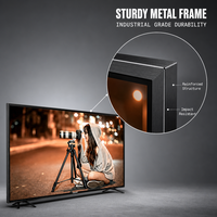 Écran commercial industriel 85 pouces 4K UHD Smart TV |   Panneau A+ BOE/CSOT |   Cadre métallique à fonctionnement stable 24h/24 et 7j/7