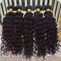 Lots de Cheveux Humains Bruts Birmans Bouclés en Gros, Cuticules Alignées, Non Traités, Double Trame, Extensions de Cheveux pour Coiffure Naturelle