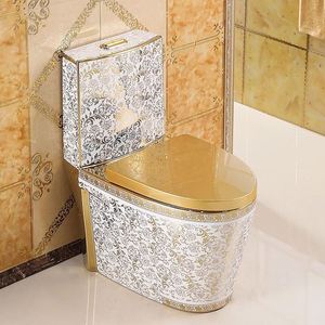 โถสุขภัณฑ์แบบชิ้นเดียวสีทองจากจีน - Product Image 2