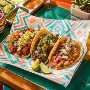 Papel de Envolver Alimentos Impreso Personalizado para Tacos, Burritos, Quesadillas y Restaurantes Mexicanos - Product Image 2