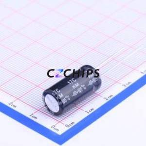ตัวเก็บประจุอิเล็กโทรไลต์อะลูมิเนียมแบบ Through-Hole รุ่น KM477M050G20RR0VH2FP0 ขนาด D10xL20 มม. 470uF 20% 50V 5 มม. - Product Image 2