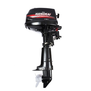 Motor fueraborda de gasolina de 2 tiempos y 6 HP, refrigerado por agua, para barco de pesca, modelo T6 nuevo - Product Image 1