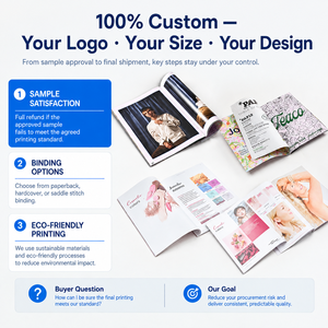 Service d'impression de livres, dépliants, catalogues, brochures et magazines personnalisés à couverture rigide <span class=keywords><strong>les</strong></span> <span class=keywords><strong>plus</strong></span> <span class=keywords><strong>populaires</strong></span> - Product Image 4