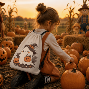 <b>Personalised</b> <b>Drawstring</b> <b>Bag</b> Kids Custom Halloween Pattern <b>Drawstring</b> <b>Bags</b> Promotion Good Quality <b>Drawstring</b> <b>Bag</b> - Product Image 4