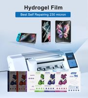 Protector de TPU de hidrogel de pantalla completa 3D 120*180mm película de reparación automática borde curvo sin trazador de línea media corte teléfonos móviles
