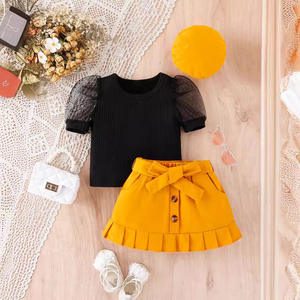 Nuova Collezione Estiva di Tendenza per Bambine e Neonati - Set di <span class=keywords><strong>Abbigliamento</strong></span> Chic in Due Pezzi - Product Image 4