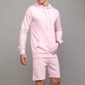 เสื้อฮู้ดดี้แบบสั่งทำ กางเกงขาสั้น และชุดเสื้อฮู้ดดี้กับกางเกงขาสั้นขายดีที่สุด ผลิตจากผ้าฝ้าย 100% ระบายอากาศได้ดี - Product Image 2