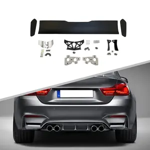 Лидер продаж, товары для BMW F80 F82 GTS, стильные автомобильные аксессуары из нержавеющей стали, бампер, детали кузова, спойлер с высоким крылом
