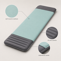 Matelas de camping auto-gonflant portable avec oreiller, tapis de couchage en TPU pour tente, camping en voiture, voyage, vente en gros, fabricant OEM ODM