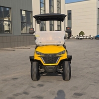 Voiturette de golf électrique multifonctionnelle 2 places, moteur AC 3,5 kW, capacité de montée de 20 % pour patrouille des sites industriels et entrepôts