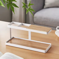 Prêt à expédier : Organisateur de bureau pliable à double niveau en métal pour dossiers et rangements