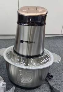 Hoffmans Nouveau Design Africa 220v Moteur en <span class=keywords><strong>Cuivre</strong></span> Pur 3L 6-en-1 Gadget de Cuisine 1800W Prise EU Hachoir à Viande Électrique en Acier Inoxydable - Product Image 2