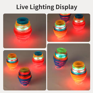 <span class=keywords><strong>Toupie</strong></span> musicale lumineuse pour enfants, jouet de fête coloré avec lumières clignotantes - Product Image 4