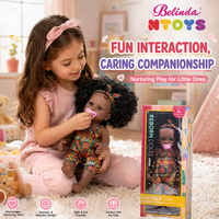 Belinda nouveautés 22 pouces américain africain noir Reborn bébé poupées réaliste poupée jouets ensemble avec mamelon pour filles cadeau