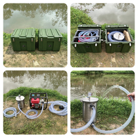 Purificateur d'eau portable à essence 30L/min pour camping, traitement d'eau d'urgence en extérieur, filtre pour secours en cas de catastrophe et exploration