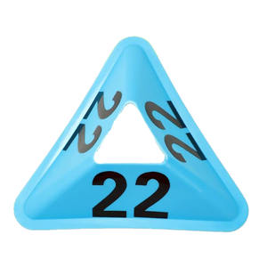 De Nieuwe Driehoek Voetbal Schijf Kegel Duurzame Sportmarkering Uitrusting Behendige Schijf Kegel Behendige Voetbal Kegels Met Genummerd - Product Image 5