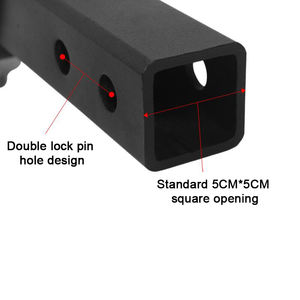 Support de boule d'<span class=keywords><strong>attelage</strong></span> universel 6000 Lbs Boule d'<span class=keywords><strong>attelage</strong></span> de remorque haute capacité <span class=keywords><strong>Crochet</strong></span> de remorquage de 2 pouces - Product Image 3